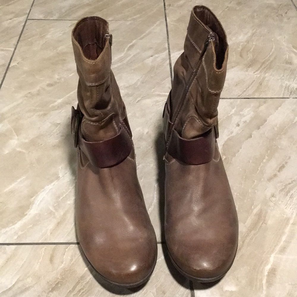 Pikolinos Leather Ankle Boots - Size 40